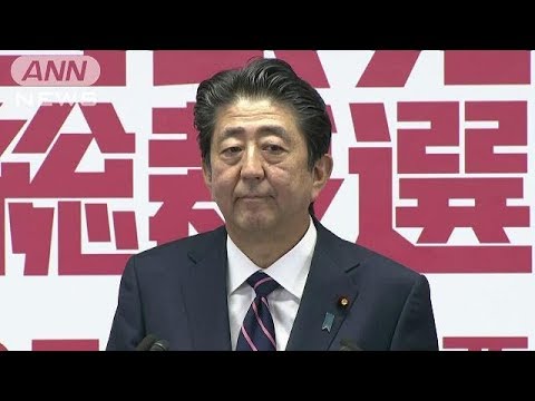 自民党総裁3選の安倍総理が会見 ノーカット4(18/09/20) - YouTube