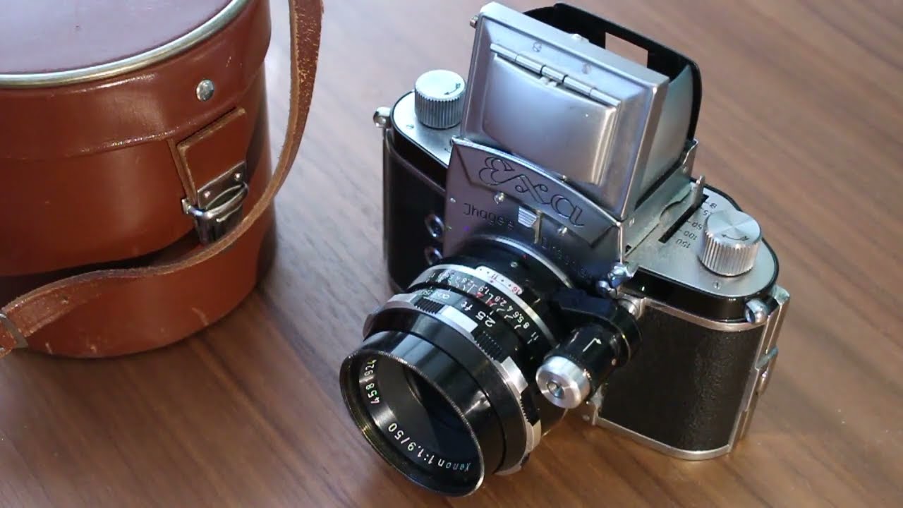 Ihagee EXA - E. Ludwig Meritar 50mm f2,9 Red V - SLR Camera made