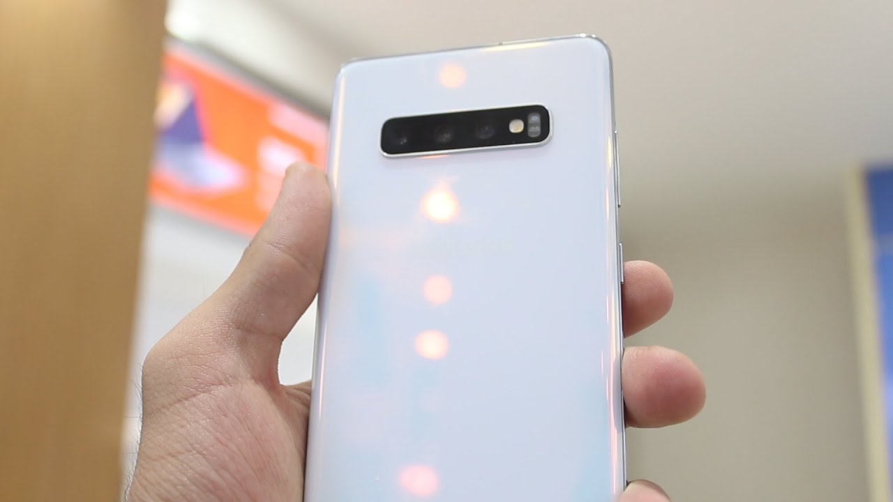 Galaxy S10 Plus Unboxing Prism White: Best New Features! - YouTube