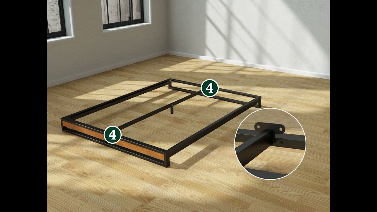 ZINUSのすのこベッド?!Suzanne すのこ ベッドフレーム - YouTube