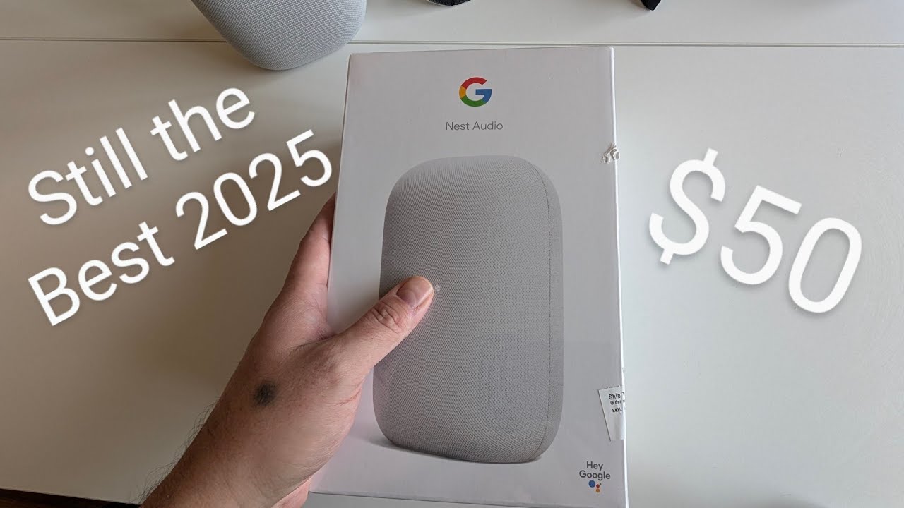 Google Nest Audio, Still the newest in 2025 unboxing [not