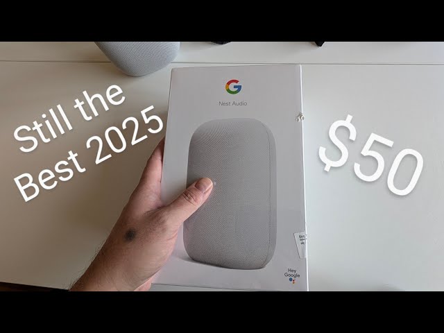 Google Nest Audio, Still the newest in 2025 unboxing [not