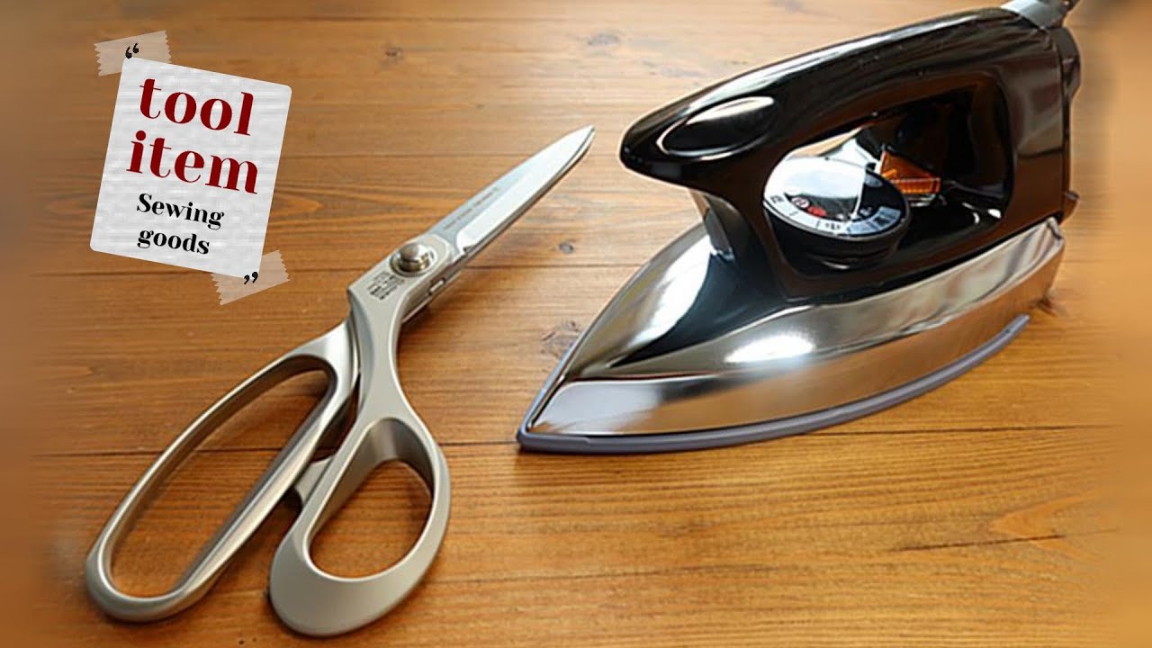 レトロアイロン「Panasonic NI-A66-K」& 布切はさみ「Clover NCS 240