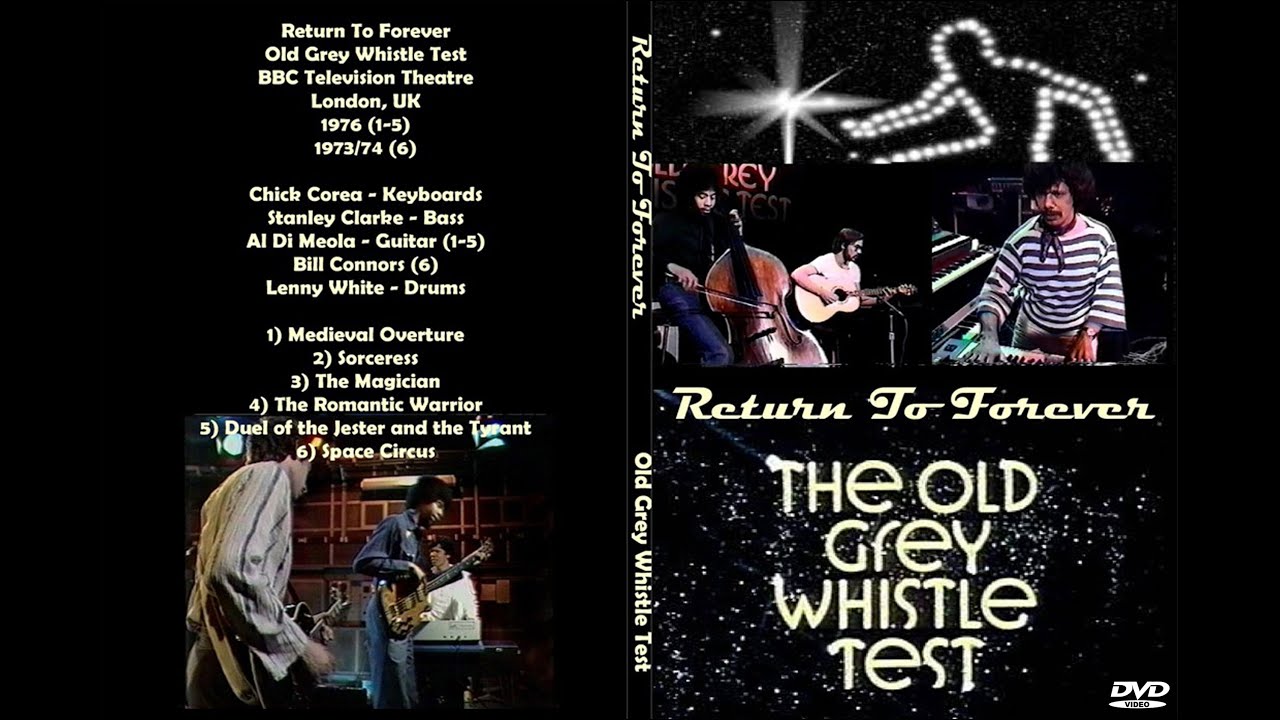 Return to Forever - 1976 - Live at the Old Grey Whistle Test DVD