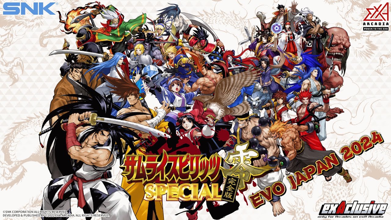 exA-Arcadia EVO JAPAN 2024 Official SAMURAI SHODOWN V PERFECT