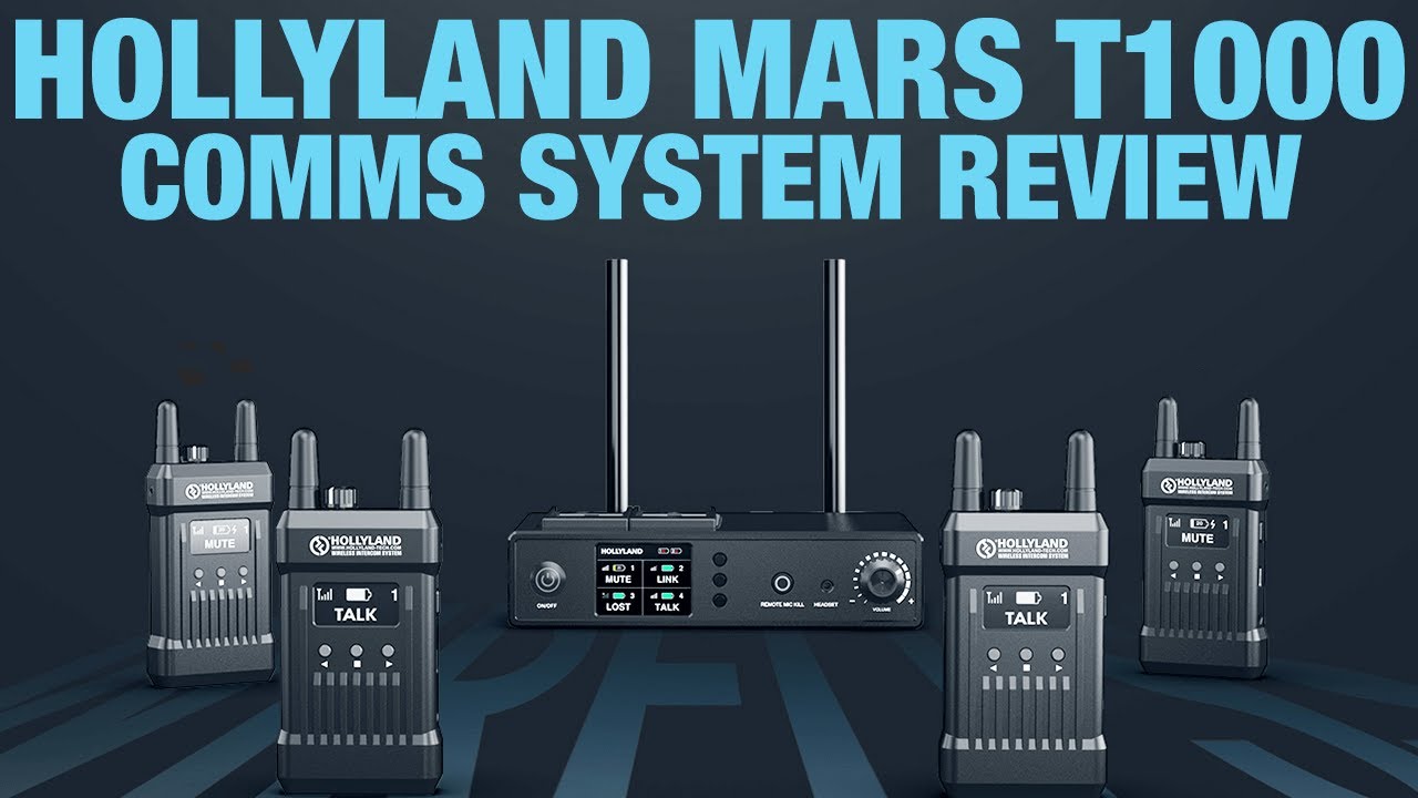Hollyland MARS T1000 Comm System for Remote Live Setup - YouTube