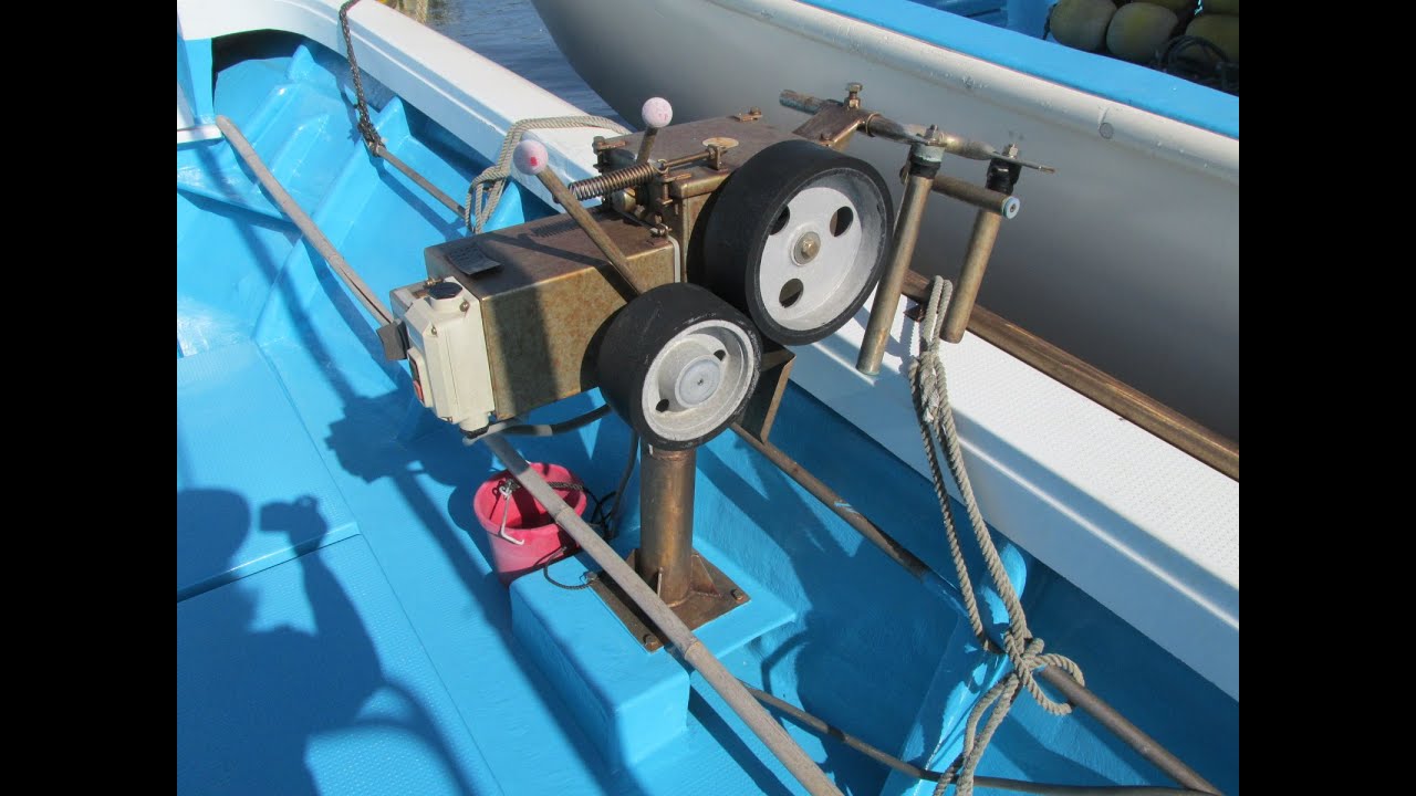 新日海工業 巻き上げ機NK 24V400W 中古船ソ－マッチ - YouTube