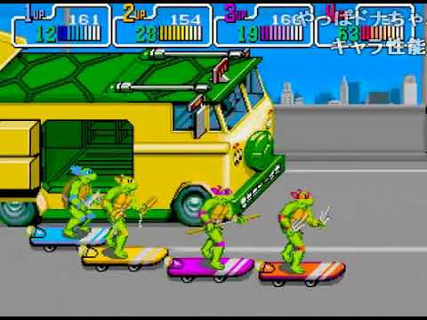 コメ付】TASさん4人で『T.M.N.T. 〜スーパー亀忍者〜(タートルズ))』を