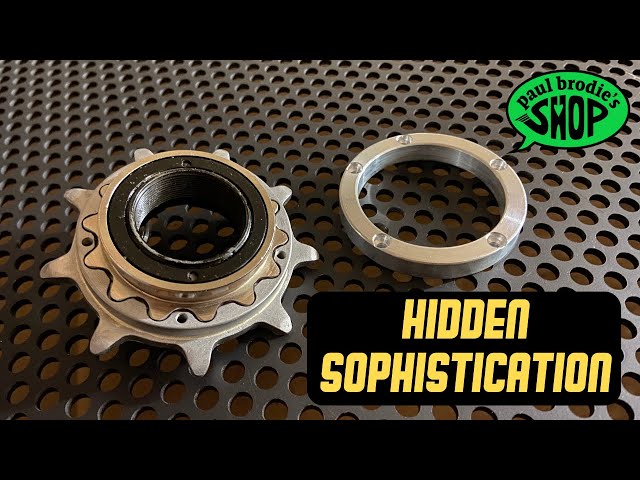 Disguising a BMX MICRO FREEWHEEL inside an Antique skip tooth