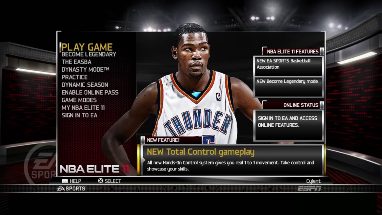 NBA Elite 11 - Controls Tutorial and CPU Gameplay - YouTube