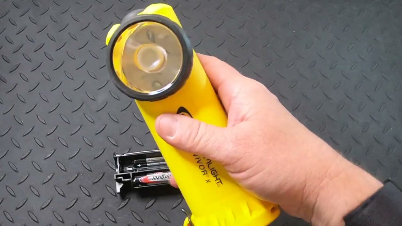 STREAMLIGHT SURVIVOR X YELLOW FLASHLIGHT 90960 - YouTube