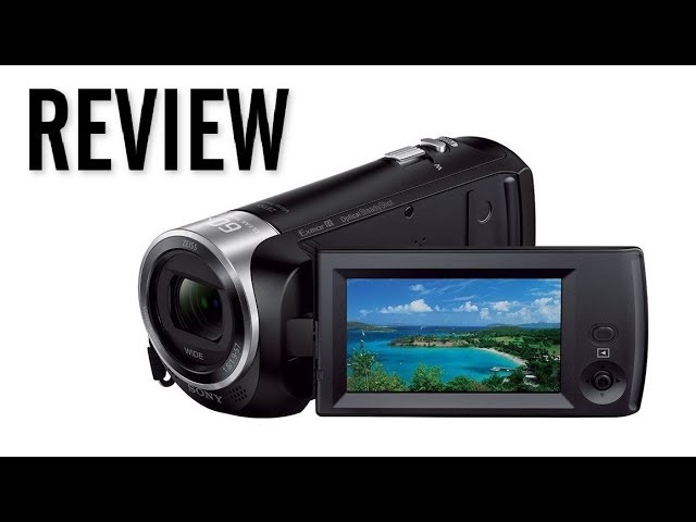 Sony Handycam HDR-CX405 HD Video Camera Review - YouTube