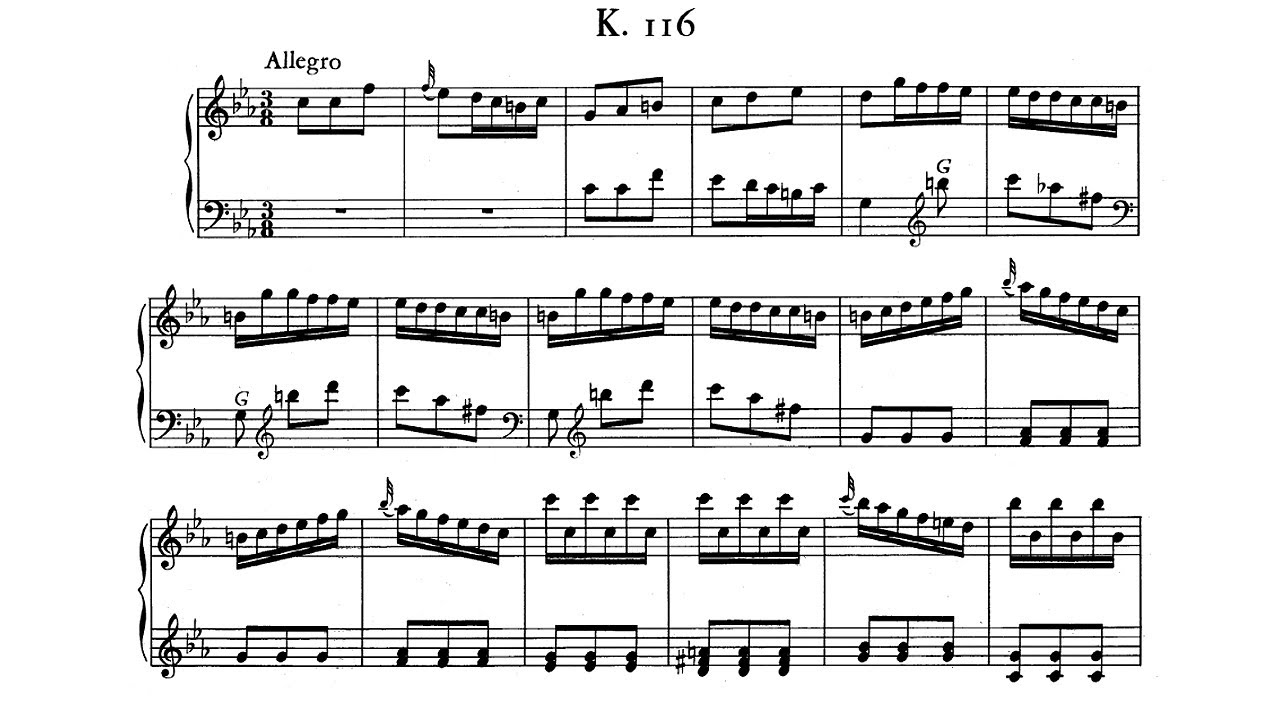 Scarlatti: Keyboard Sonata in C minor K. 116 - Ralph Kirkpatrick