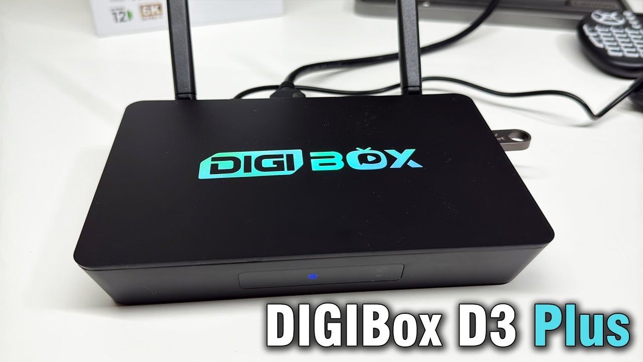 DIGIBox D3 Plus TV Box Unboxing and Test - YouTube