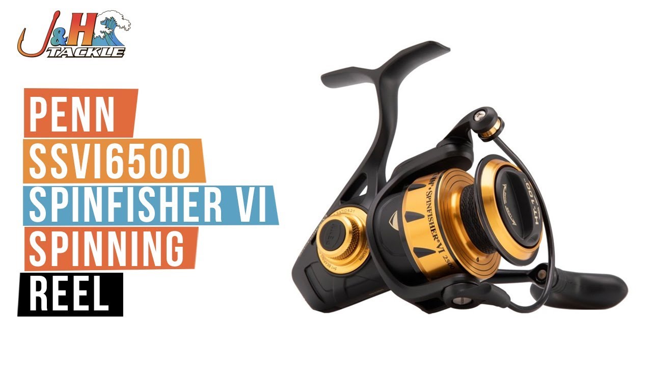 Penn SSVI6500 Spinfisher VI Spinning Reel | J&H Tackle - YouTube
