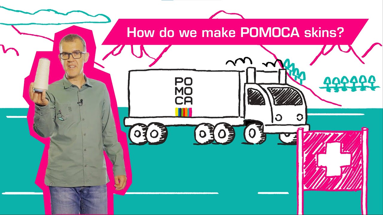 □23-24□薄く、軽量で、かさばらないクライミングスキン□pomoca