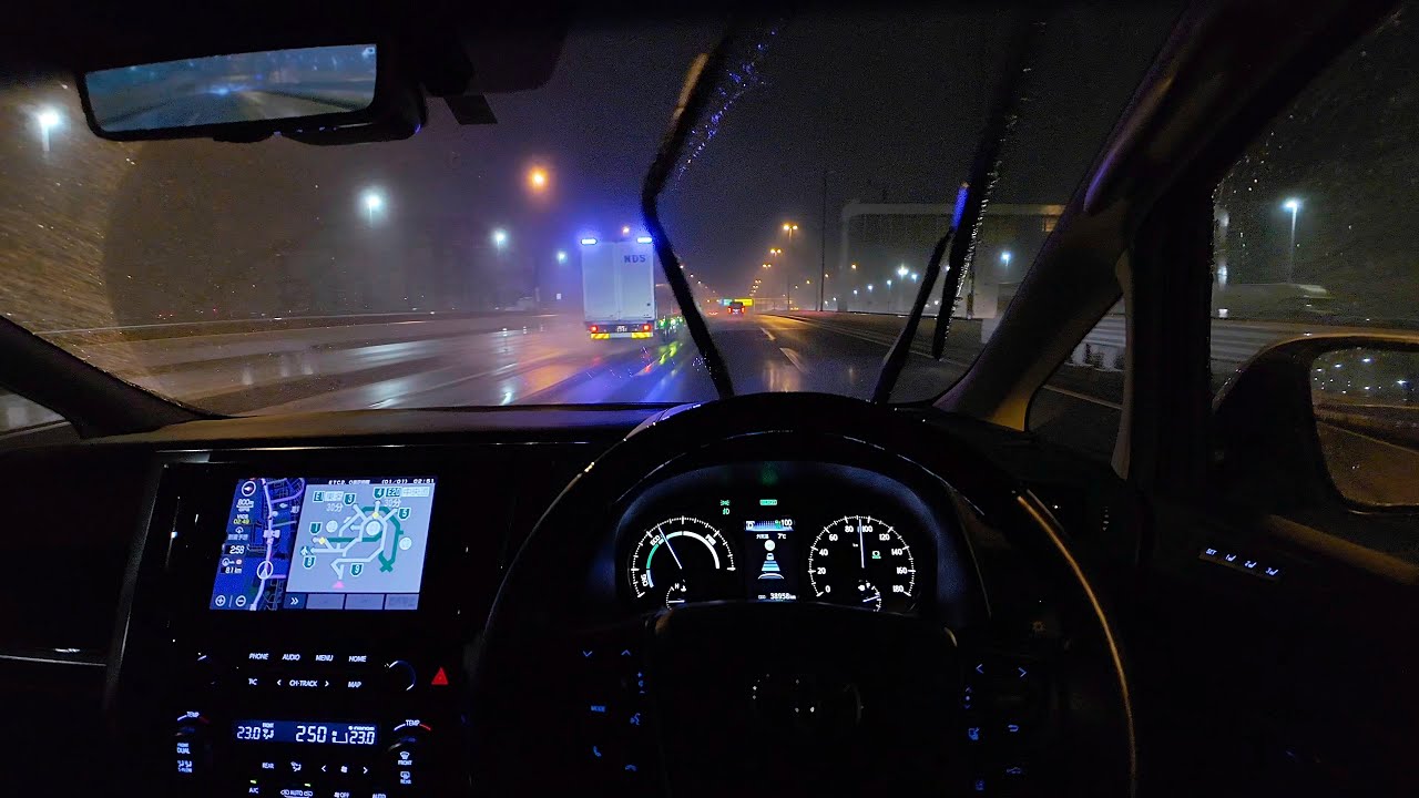 Today you are the driver | Late night | Rainy highway drive - YouTube
