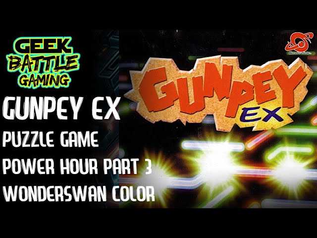 Gunpey Ex | Wonderswan Color | Puzzle Power Hour Part 3 | Gunpei