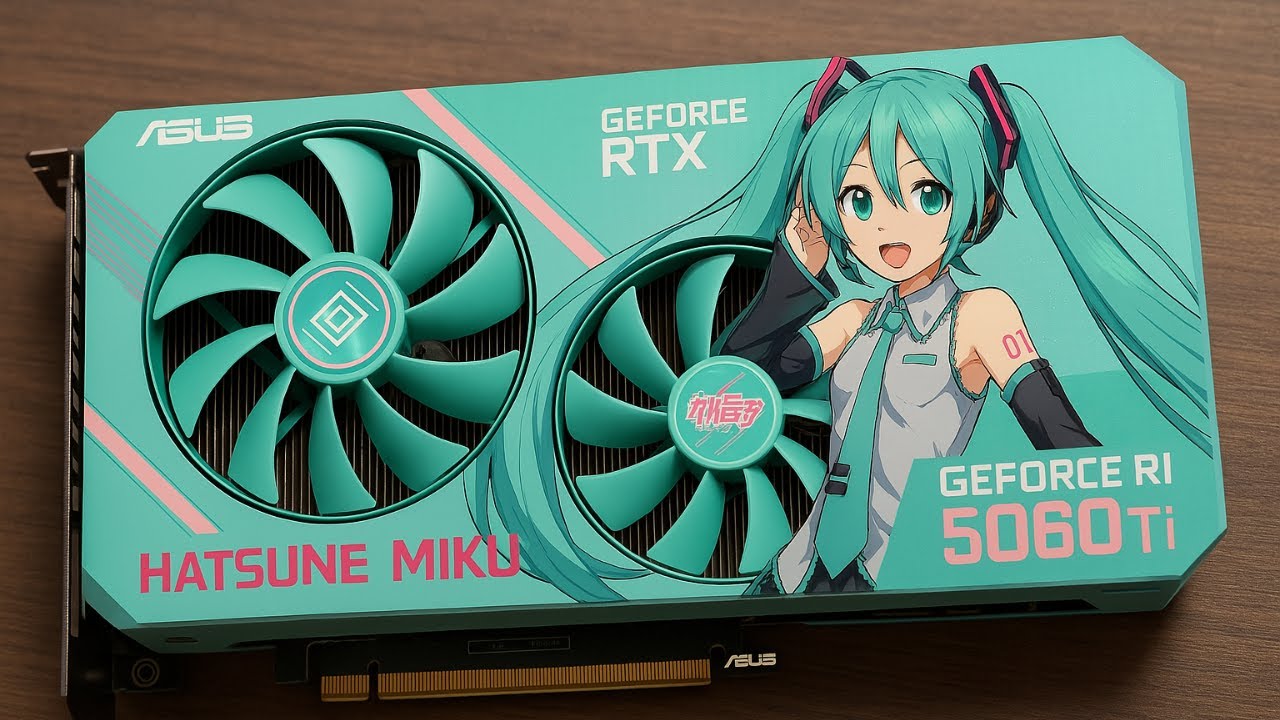 ASUS GeForce RTX 5060 Ti Hatsune Miku Edition Spotted. - YouTube