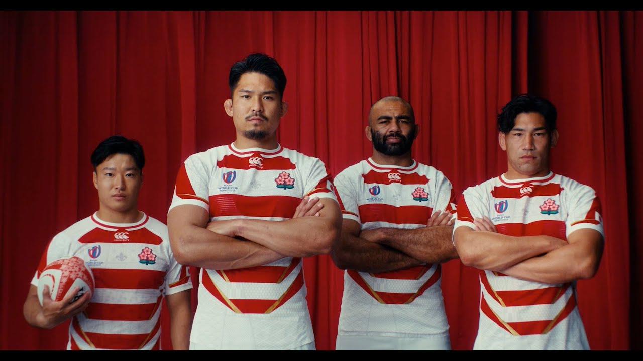 ラグビー日本代表2023新ジャージーデビュー｜CANTERBURY