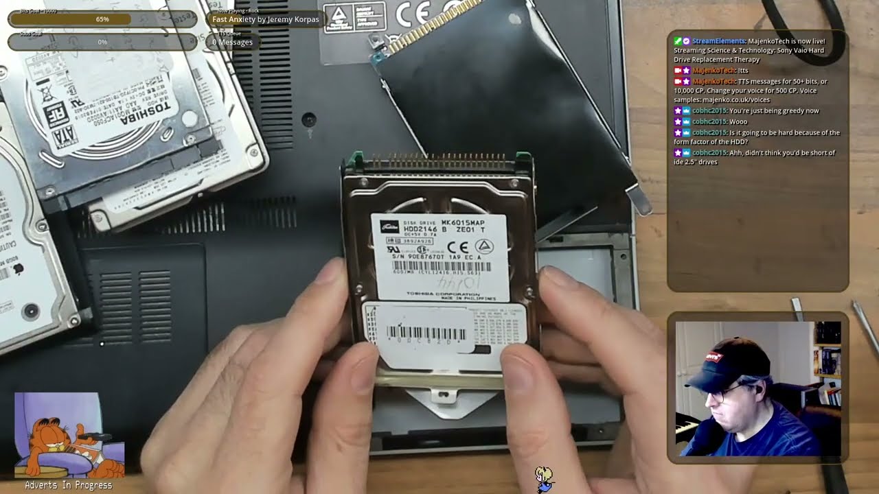 Sony Vaio Hard Drive Replacement Therapy - YouTube