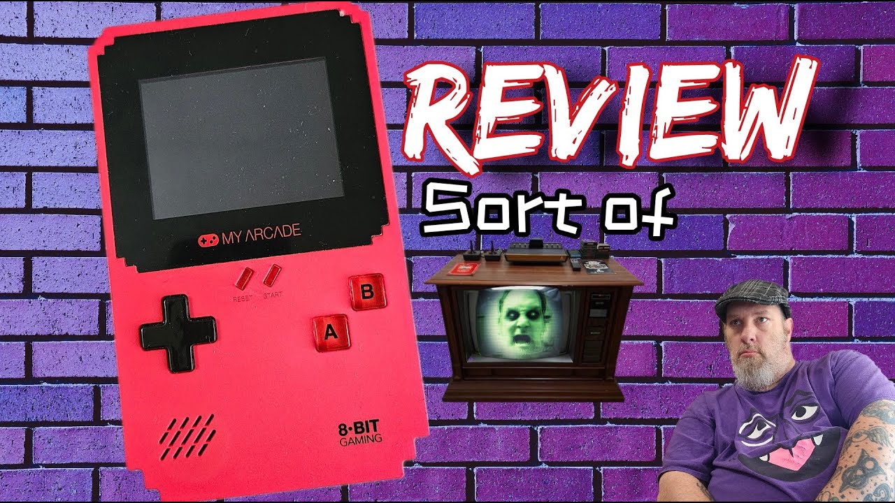 My Arcade 8-Bit games Data East handheld console. - YouTube