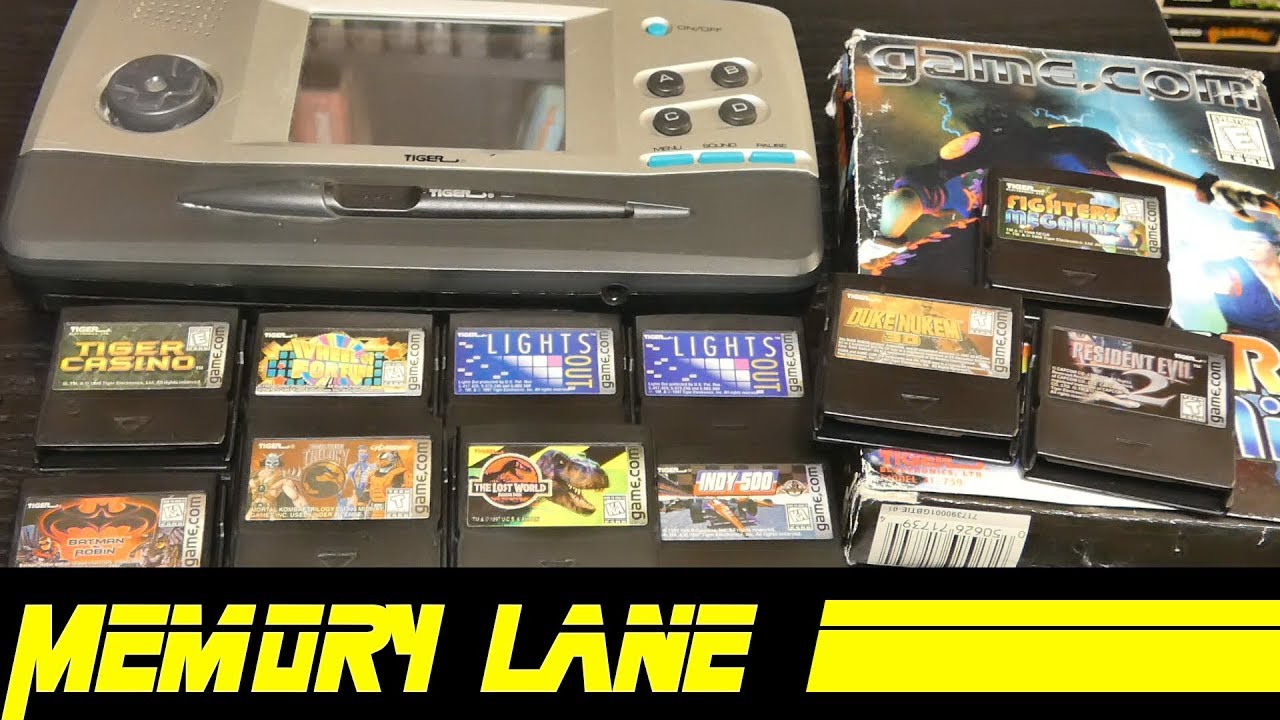 My Tiger Electronics Game.com Collection (Memory Lane) - YouTube