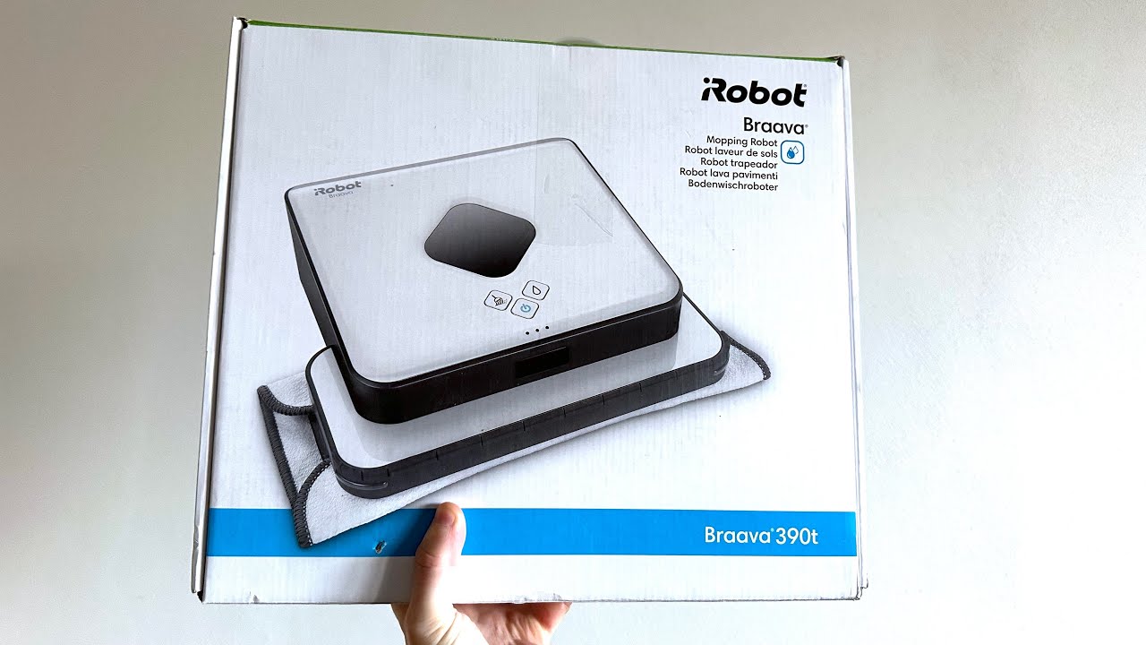 iRobot Braava 390t Unboxing - YouTube