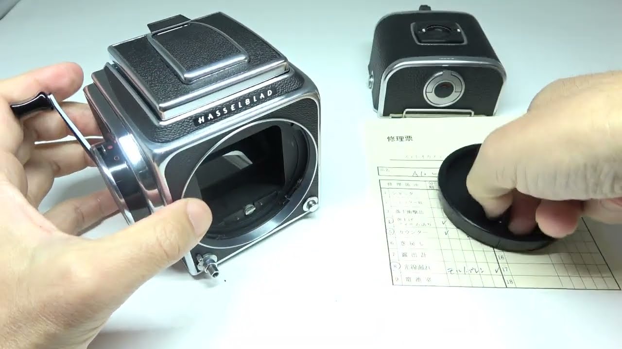 Hasselblad ハッセルブラッド ☆500C/Mボディ シルバー+A12マガジン