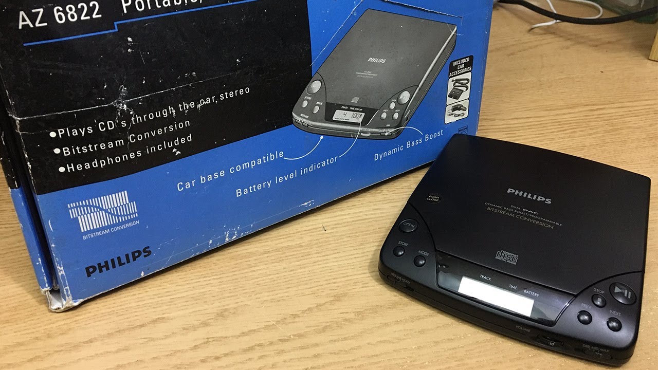 Vintage Philips CD Player Review ( AZ 6822 ) Is It Any Good? - YouTube