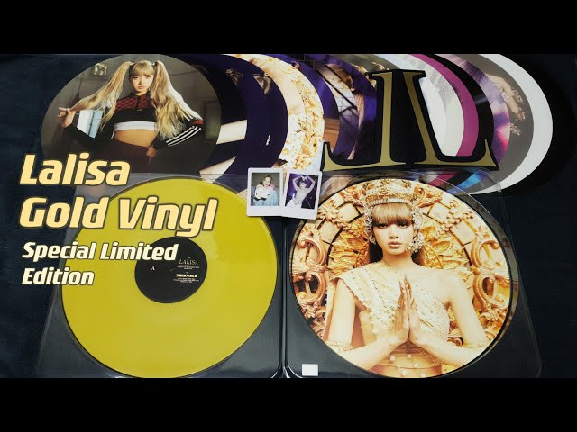 Unboxing] BLACKPINK LISA - Lalisa Gold Vinyl (Special Limited