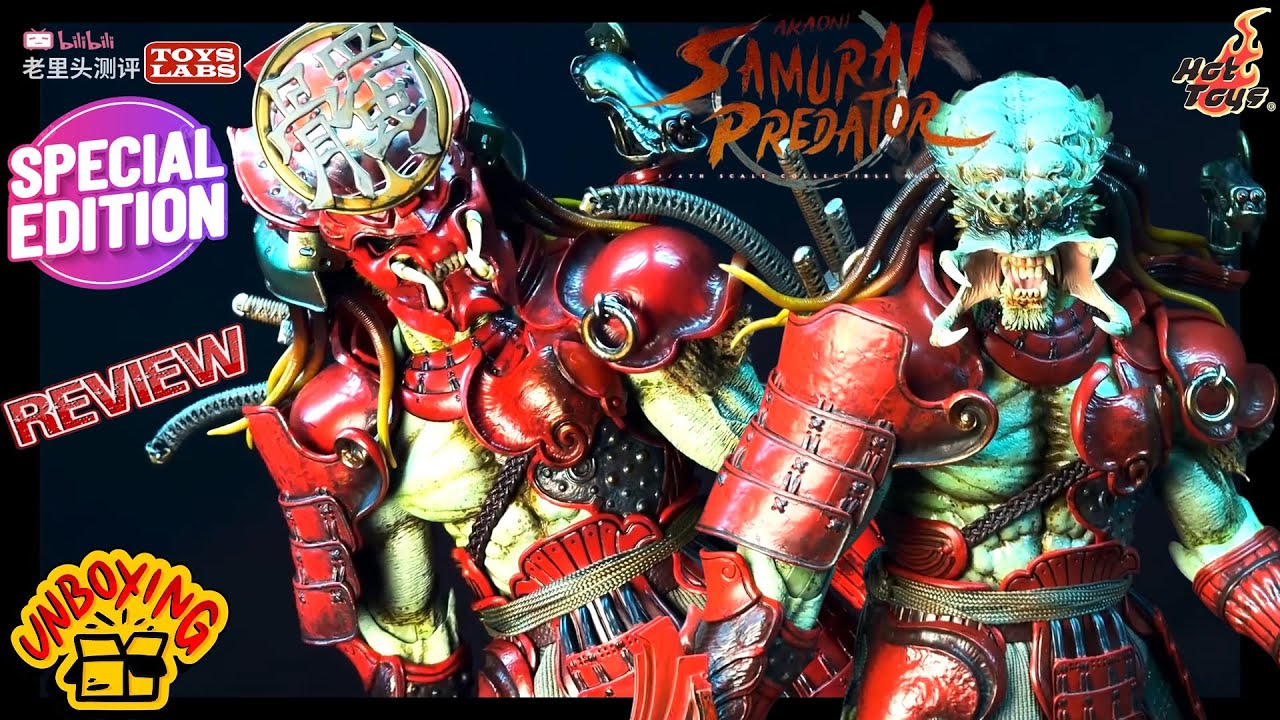 新品 竹谷隆之×鬼木佑二 赤鬼武士 铁血战士 特别版 Hot Toys AC06B