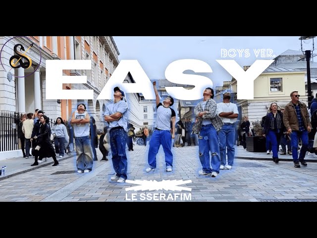 KPOP IN PUBLIC LONDON] LESSERAFIM 'EASY' | [4K] Boys Dance Cover