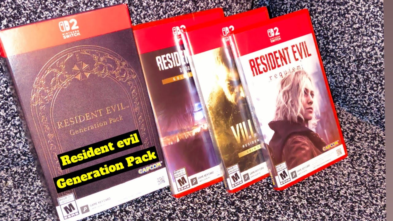 RESIDENT EVIL GENERATION PACK UNBOXING | Requiem, Village and
