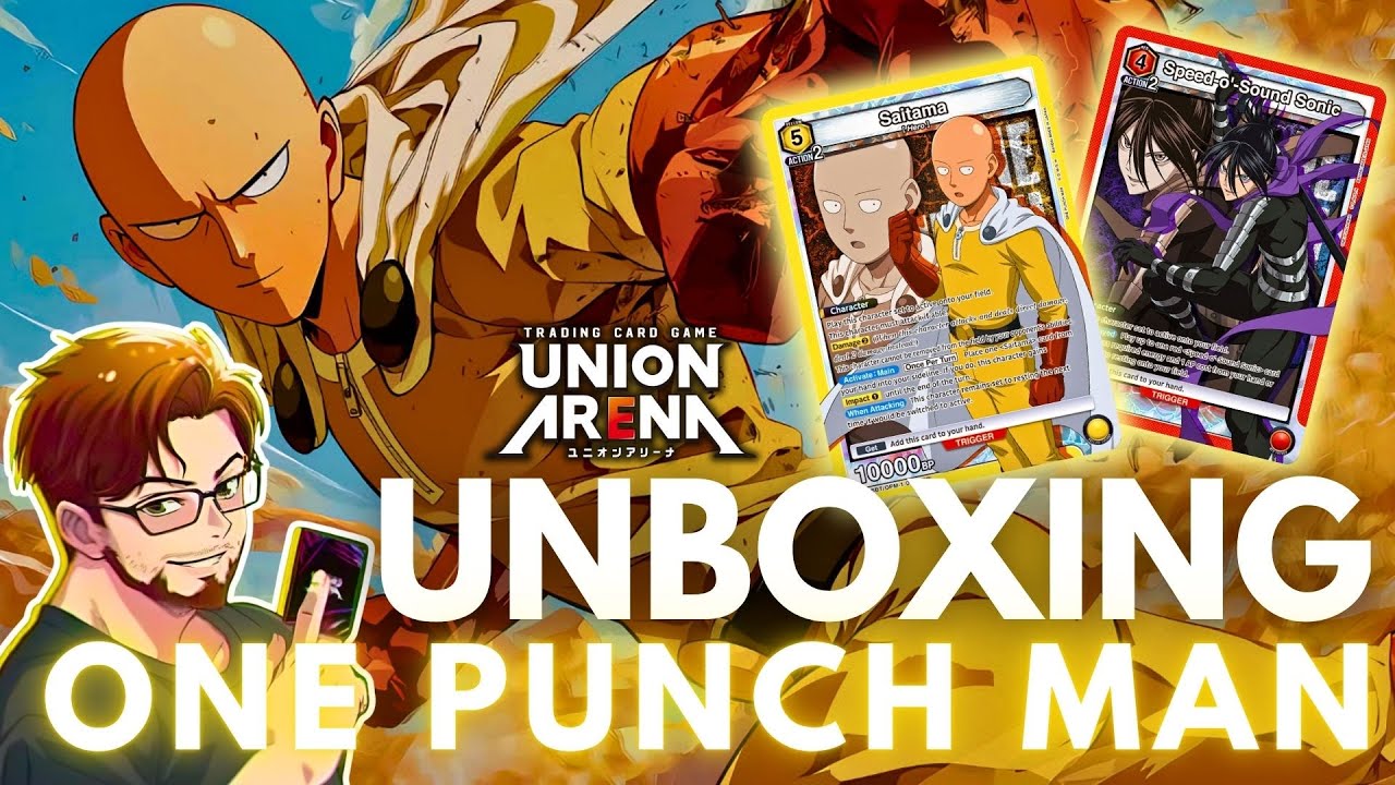 UNBOXING: One Punch Man Trading Card Game from Union Arena - YouTube