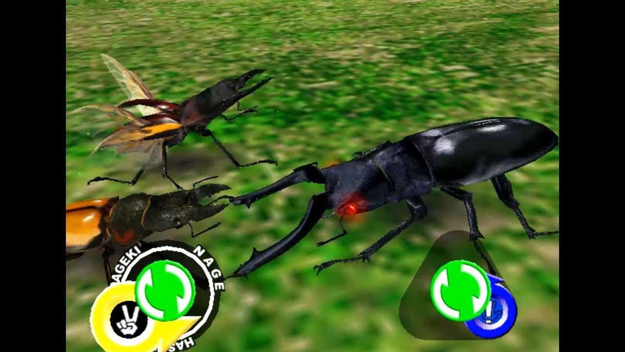 甲虫王者ムシキング - 流星の双矢 VS 熱帯の森 [キプル X スティーブン