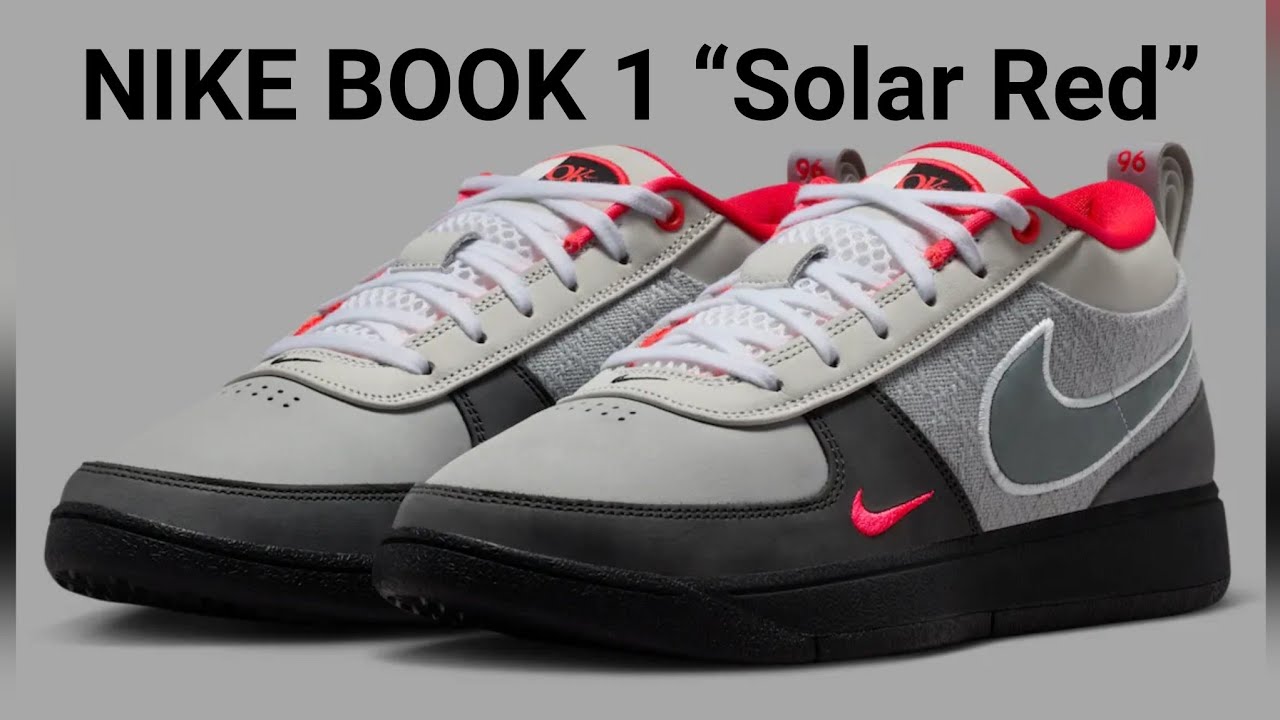 NIKE BOOK 1 “Solar Red” - YouTube