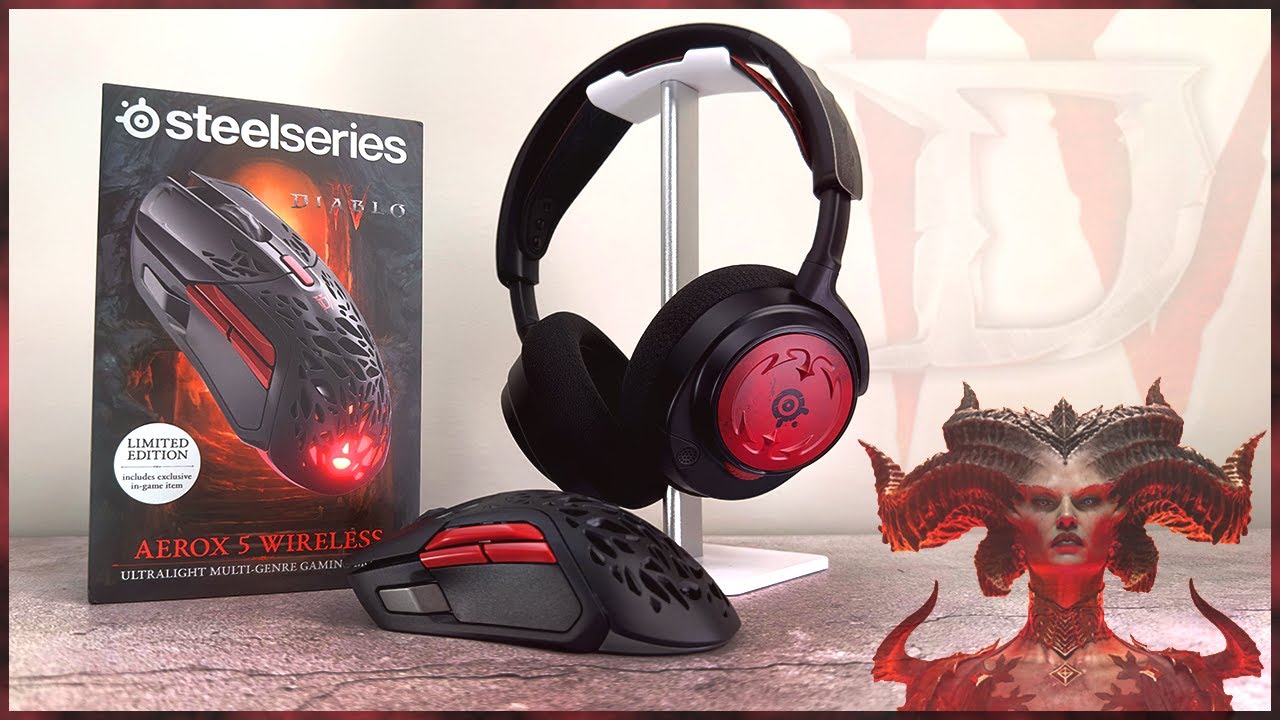 SteelSeries DIABLO IV Mouse & Headset Review! (Limited Edition