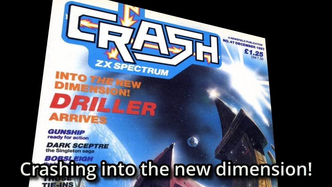 Crash Issue 47 - Top 10 ZX Spectrum games from December 1987 - YouTube