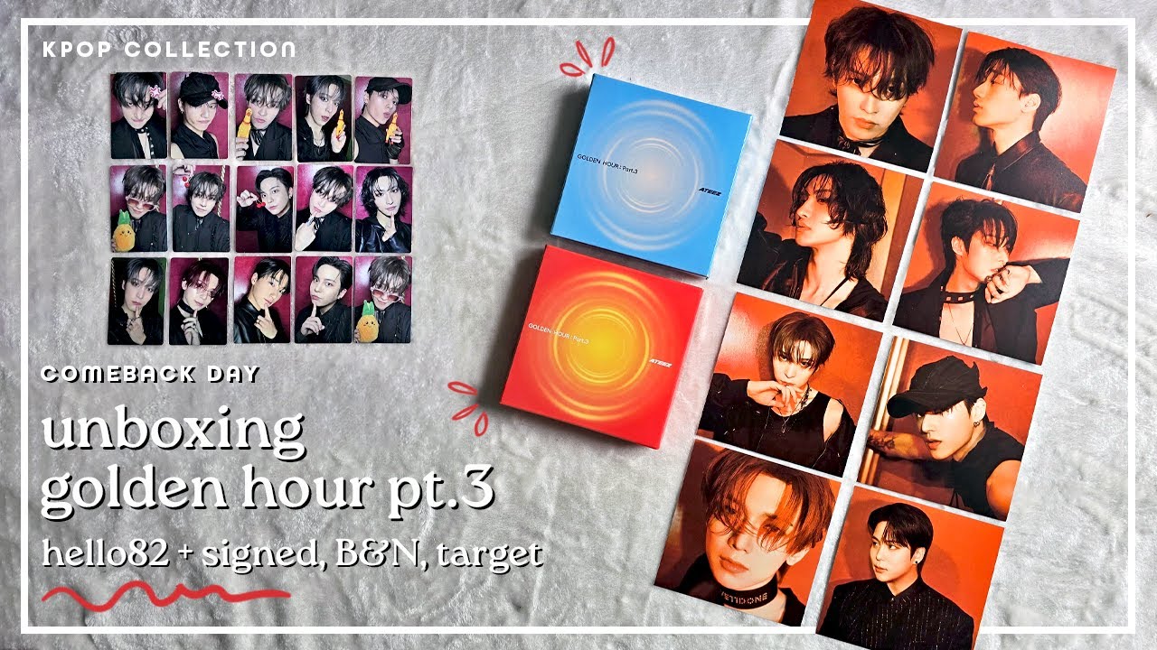 ATEEZ Golden Hour: Part.3 Comeback Day Unboxing 🍋 | Hello82 +