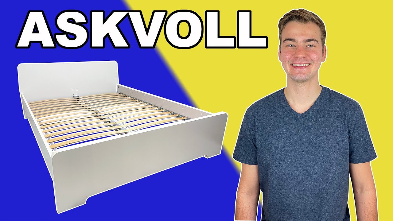 ASKVOLL Bed Frame IKEA Tutorial - YouTube