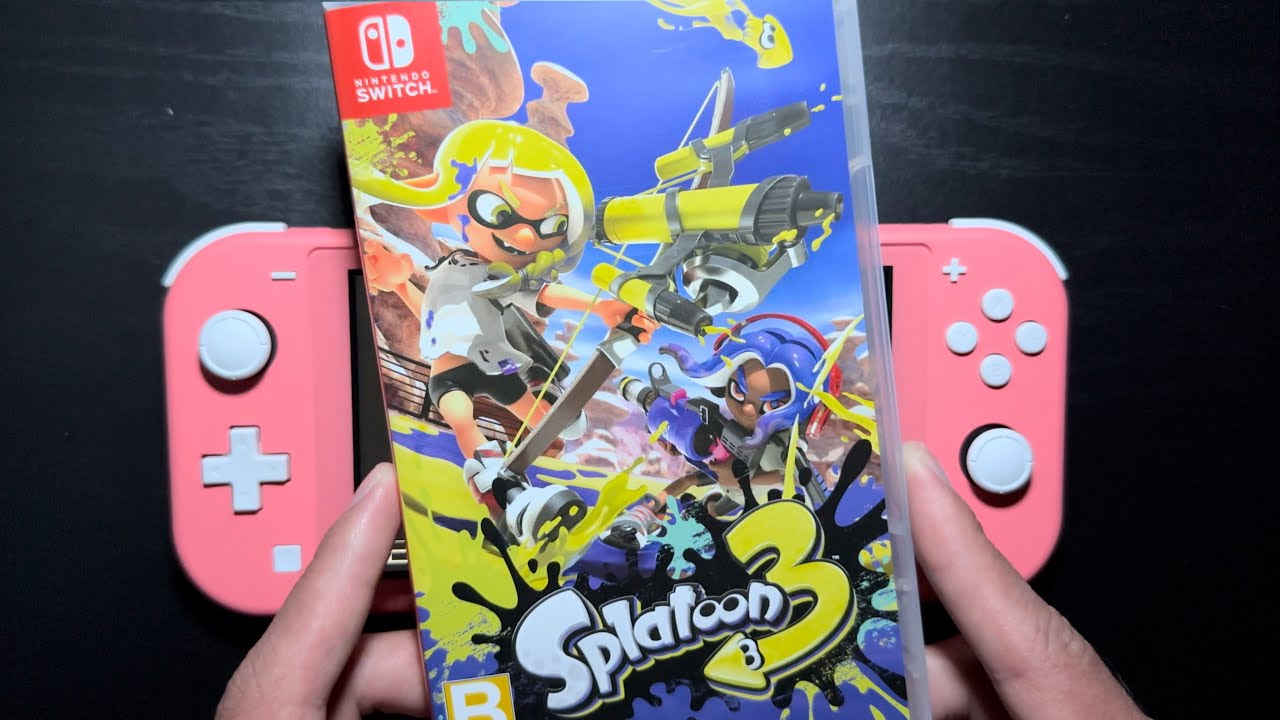 Splatoon 3 (Game Card) Nintendo Switch LITE Gameplay - YouTube
