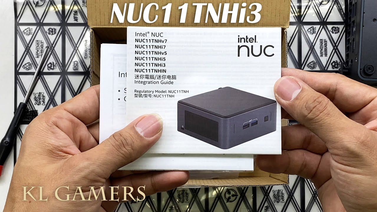 intel NUC KIT NUC11TNHi3 Unbox installation RAM SSD Windows 10