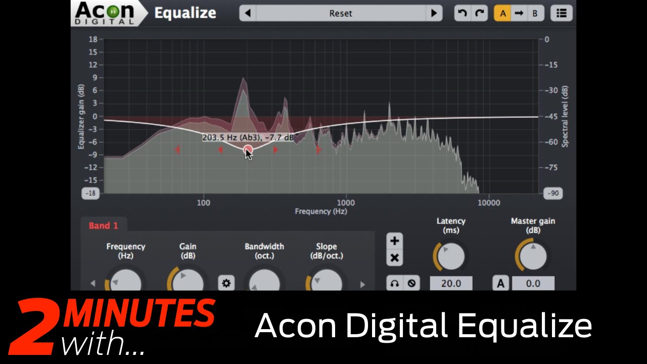 Acon Digital『Equalize』高い汎用性と使いやすさを兼ね備えた