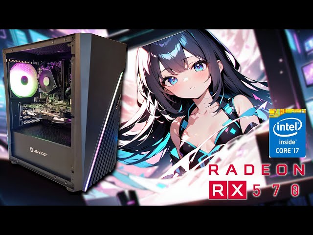GAMING on a GAMING-PC for $200 ?! [ i7-4770 & RX 570 in 2024