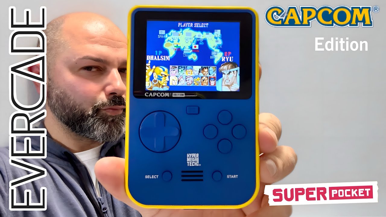 Blaze Evercade Super Pocket Capcom Edition - Portable Retro