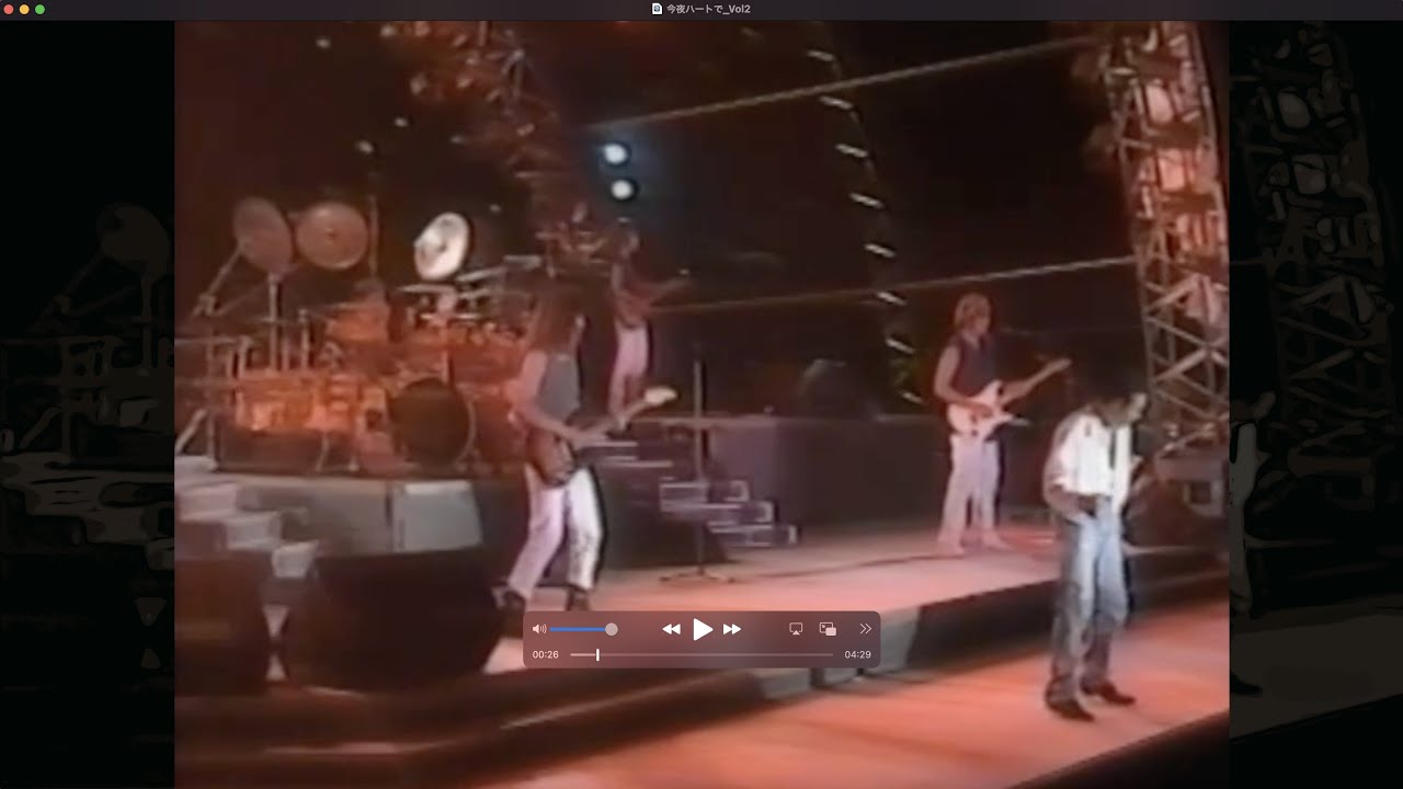 今夜ハートで / HOUND DOG 1994 夢の島 LIVE - YouTube