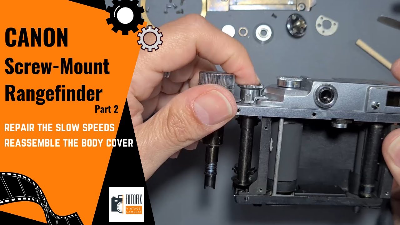 Canon Screw-Mount Rangefinder Part2 - Repair Slow Speeds and