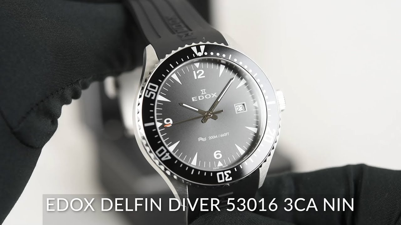 Edox Delfin Diver 53016 3CA NIN - SeriousWatches.com