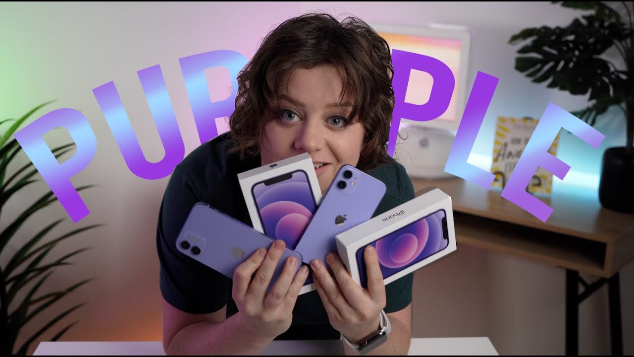 Purple iPhone 12 Mini & Purple iPhone 12 Unboxing + Apple Case